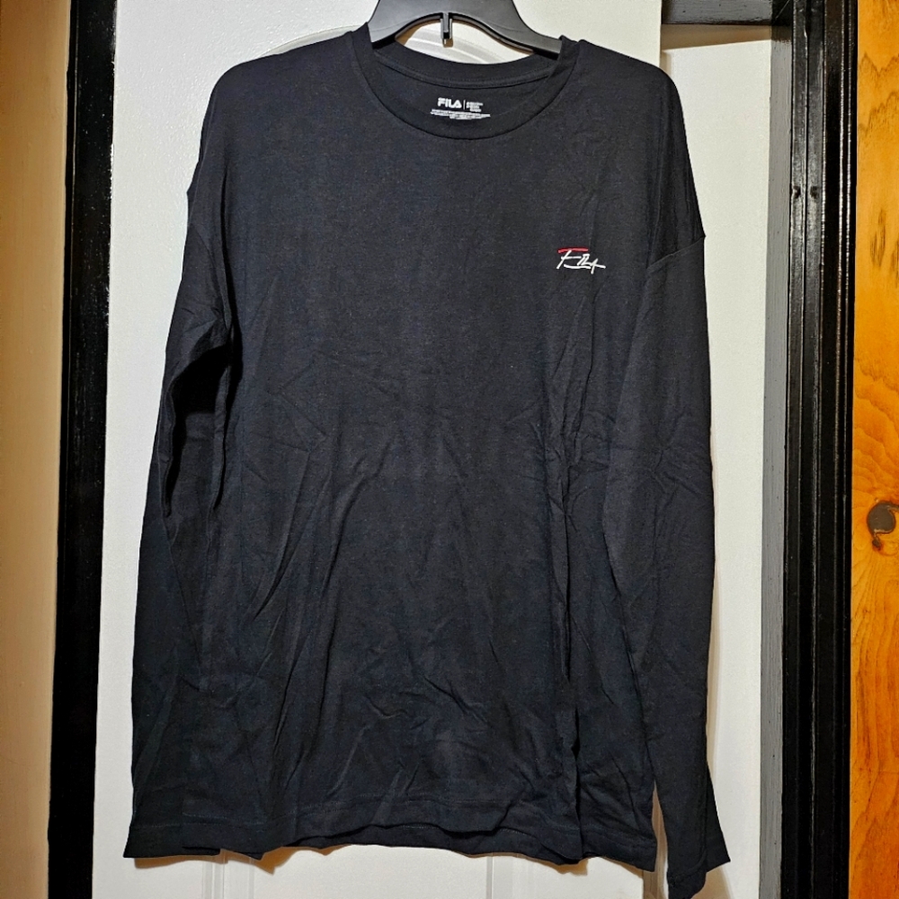 Fila Heritage Men's Lowered Shoulder Long Sleeve Lounge wear Tshirt